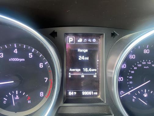 Twilight Black 2017 Hyundai Santa Fe Sport 2.4L