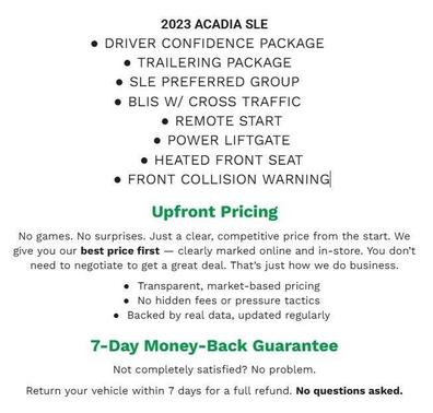 2023 GMC Acadia AWD SLE