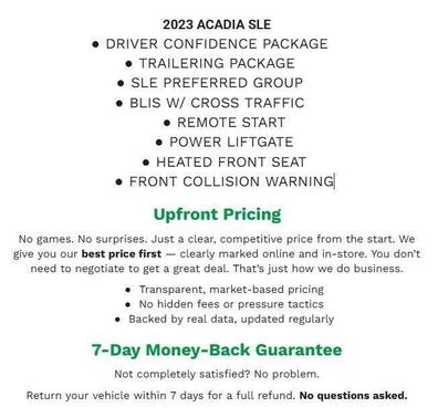 2023 GMC Acadia AWD SLE