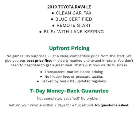 2019 Toyota RAV4 LE