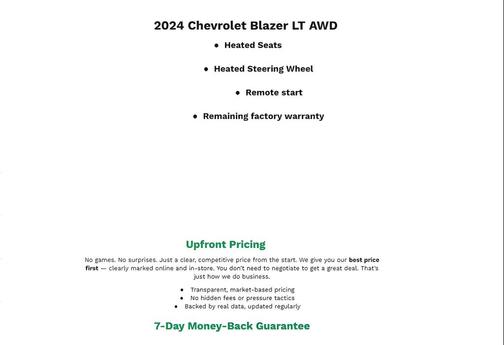 2024 Chevrolet Blazer 2LT