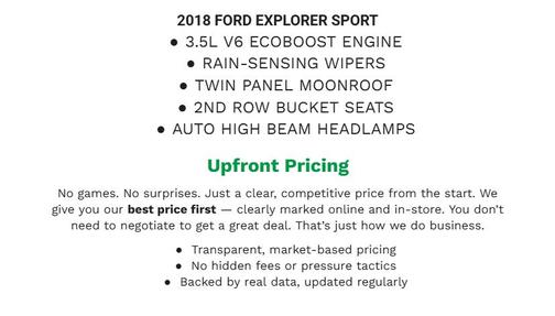 MAGNETIC METALLIC 2018 Ford Explorer Sport