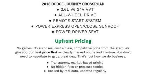 2018 Dodge Journey Crossroad
