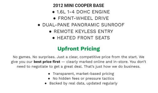 2012 MINI Cooper Base