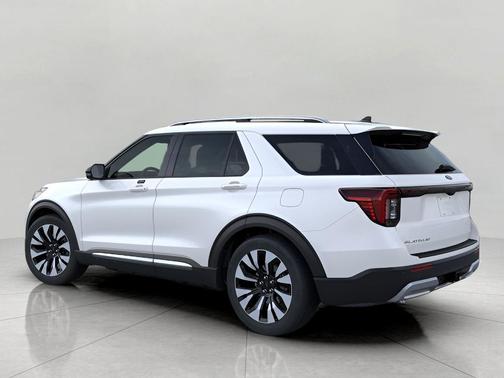 Star White Metallic Tri-Coat 2026 Ford Explorer Platinum