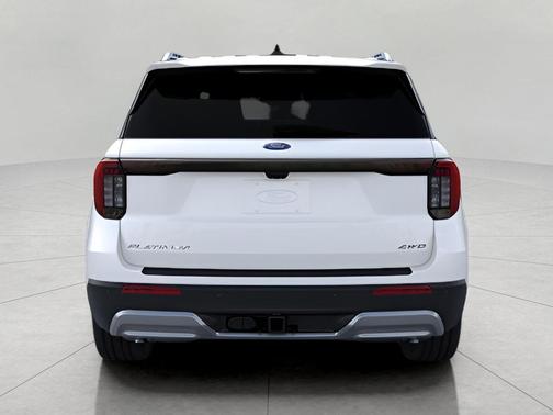 Star White Metallic Tri-Coat 2026 Ford Explorer Platinum