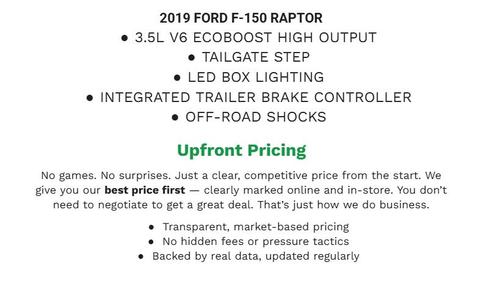 2019 Ford F-150 Raptor