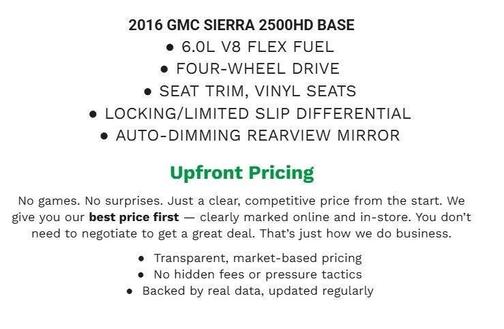 2016 GMC Sierra 2500 Base