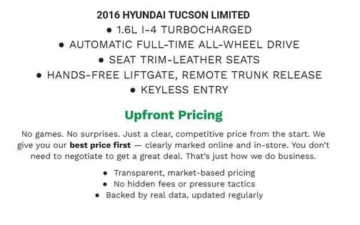 2016 Hyundai TUCSON Limited