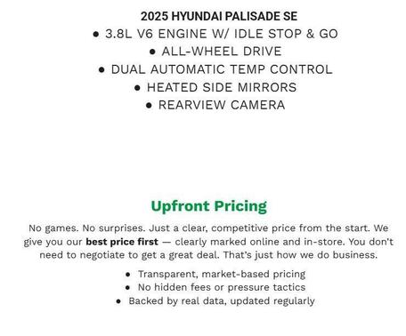 Abyss Black Pearl 2025 Hyundai PALISADE SE