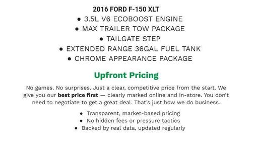 2016 Ford F-150 XLT