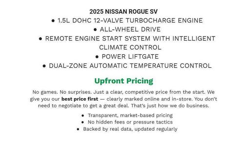 2025 Nissan Rogue SV