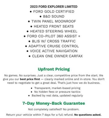 2023 Ford Explorer Limited