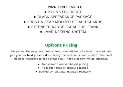 OXFORD WHITE 2024 Ford F-150 STX