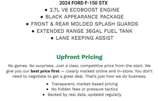 OXFORD WHITE 2024 Ford F-150 STX