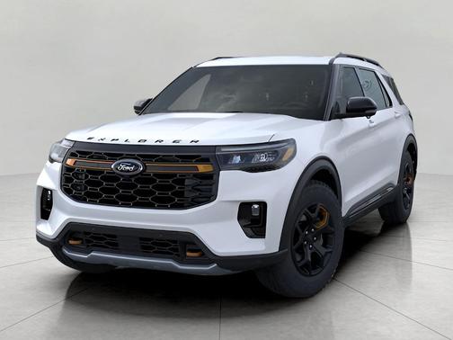 Star White Metallic Tri-Coat 2026 Ford Explorer Tremor