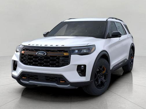 Star White Metallic Tri-Coat 2026 Ford Explorer Tremor