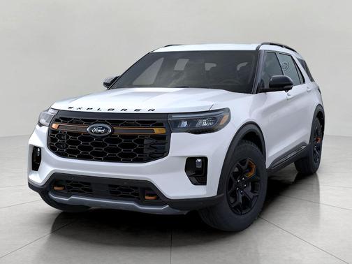 Star White Metallic Tri-Coat 2026 Ford Explorer Tremor