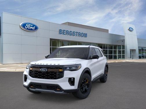 Star White Metallic Tri-Coat 2026 Ford Explorer Tremor