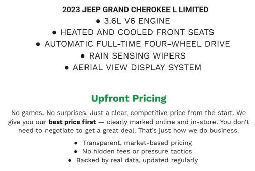 Baltic Gray Metallic Clearcoat 2023 Jeep Grand Cherokee L Limited