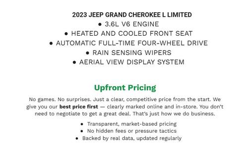 Baltic Gray Metallic Clearcoat 2023 Jeep Grand Cherokee L Limited