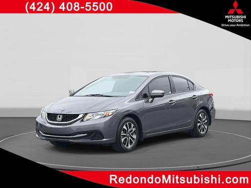 Gray 2014 Honda Civic EX