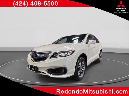 White Diamond Pearl 2018 Acura RDX Advance Package