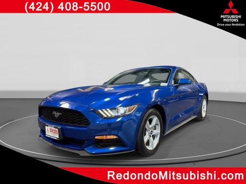 Lightning Blue Metallic 2017 Ford Mustang V6
