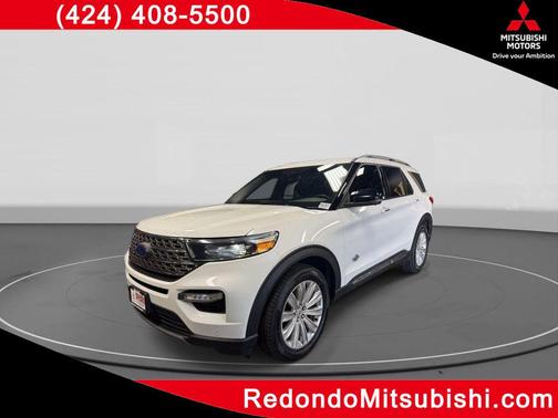 Star White Metallic Tri-Coat 2022 Ford Explorer King Ranch