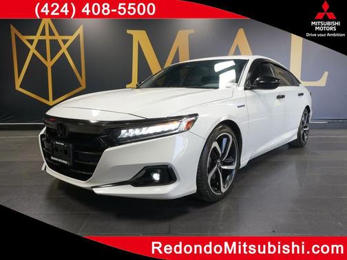 Platinum White Pearl 2022 Honda Accord Hybrid Sport