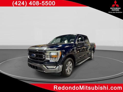 Antimatter Blue Metallic 2022 Ford F-150 XLT