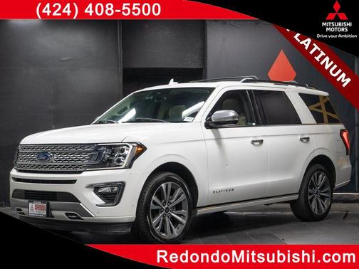 Star White Metallic Tri-Coat 2020 Ford Expedition Platinum