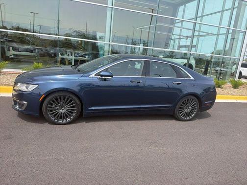 Midnight Sapphire Blue Metallic 2017 Lincoln MKZ Reserve