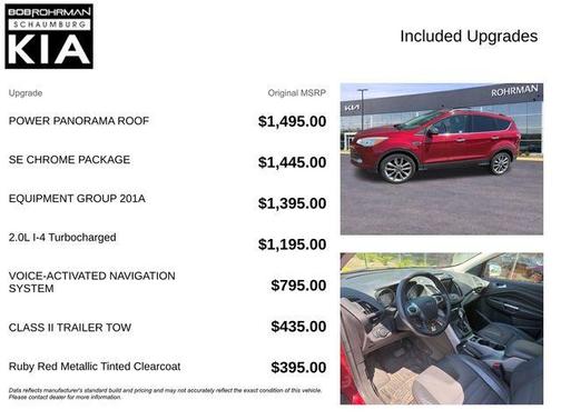 Ruby Red Metallic 2015 Ford Escape SE