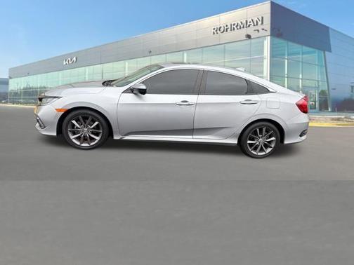 Platinum White Pearl 2021 Honda Civic EX-L