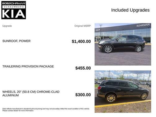 Carbon Black Metallic 2010 Buick Enclave 2XL