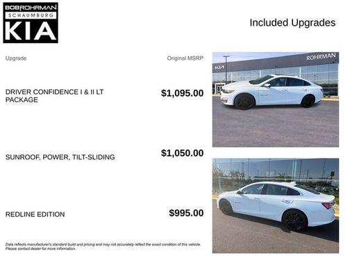 Summit White 2020 Chevrolet Malibu LT