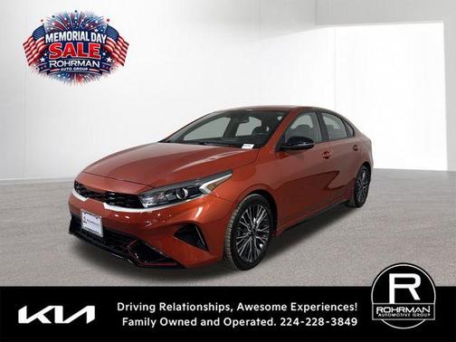 Fire Orange 2022 Kia Forte GT-Line