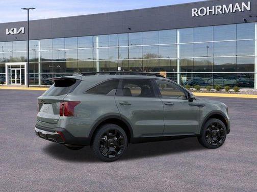 Green 2026 Kia Sorento Hybrid X-LINE SX PRESTIGE