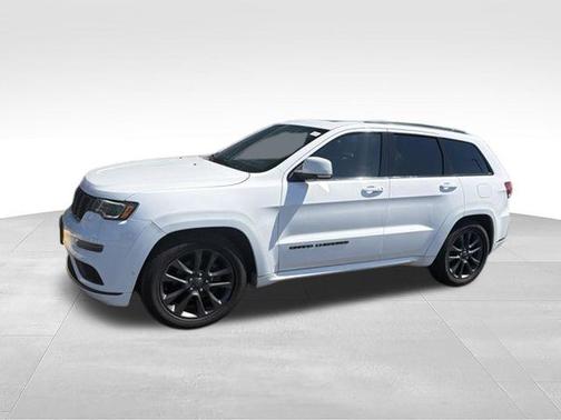 Bright White Clearcoat 2018 Jeep Grand Cherokee Overland