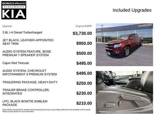 Cajun Red Tintcoat 2019 Chevrolet Colorado Z71