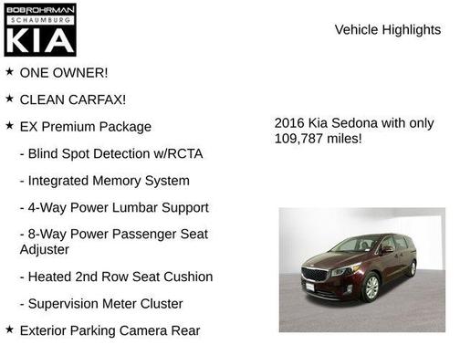 2016 Kia Sedona EX