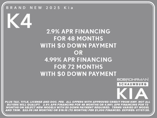 2025 Kia K4 GT-Line