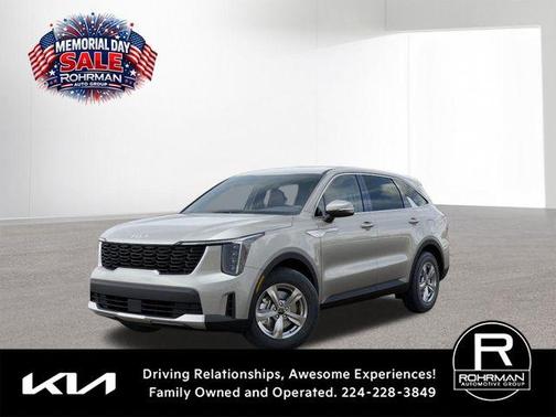 Ivory Silver 2026 Kia Sorento LX