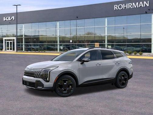 Wolf Gray 2026 Kia Sportage Hybrid X-Line