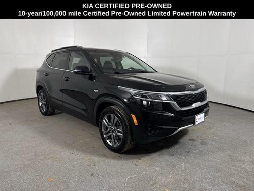 Cherry Black 2021 Kia Seltos S