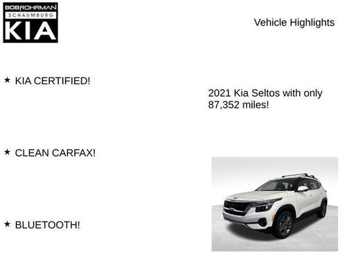 Snow White Pearl 2021 Kia Seltos S