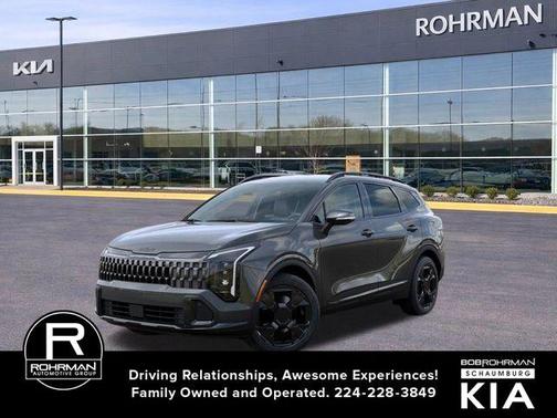 Gravity Gray 2026 Kia Sportage Hybrid X-Line