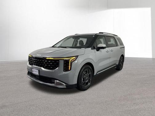 Ceramic Silver 2025 Kia Carnival Hybrid SX