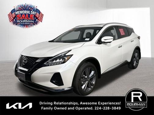 Pearl White Tri-Coat 2024 Nissan Murano Platinum